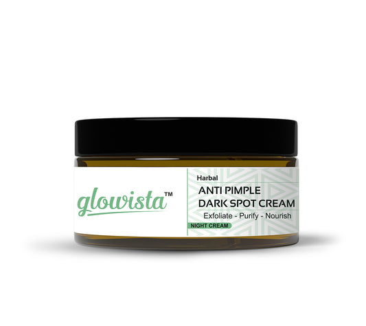 Glowista Anti Pimple And Dark Spot Removal | Acne Treatment Face Cream With Neem, & Aloe Vera For Men And Women 25g