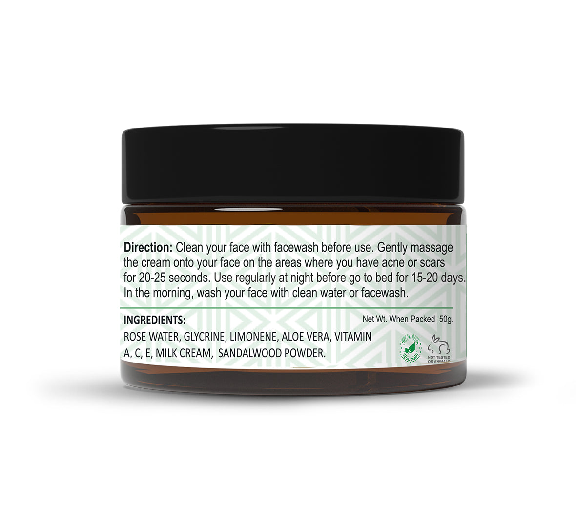 Glowista Anti Pimple And Dark Spot Removal | Acne Treatment Face Cream With Neem, & Aloe Vera For Men And Women 50g
